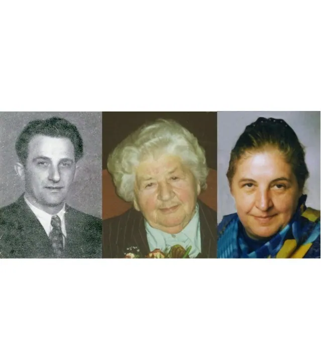 Portrait von Maria Simon und Familie