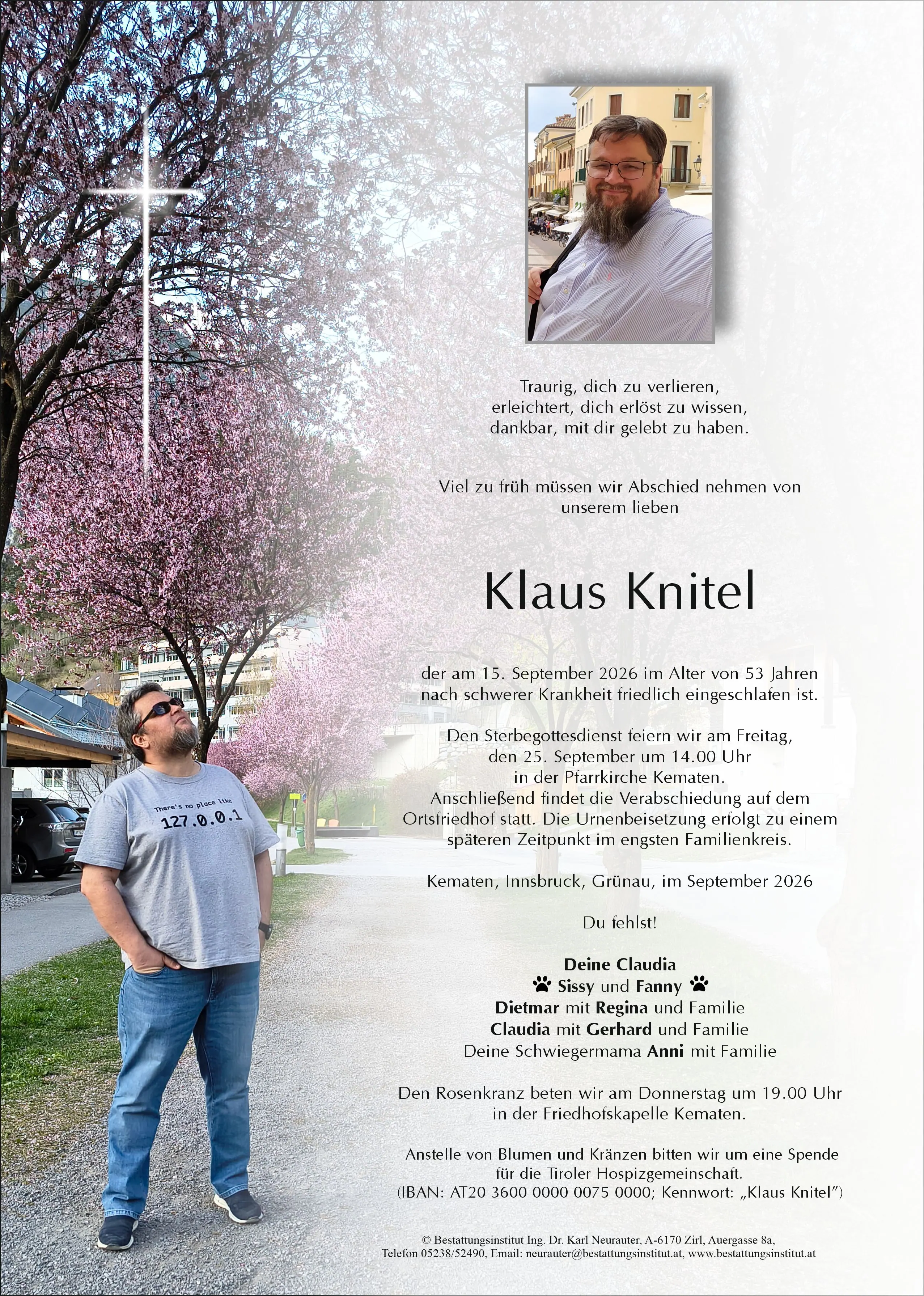 Parte von Klaus Knitel, Kematen