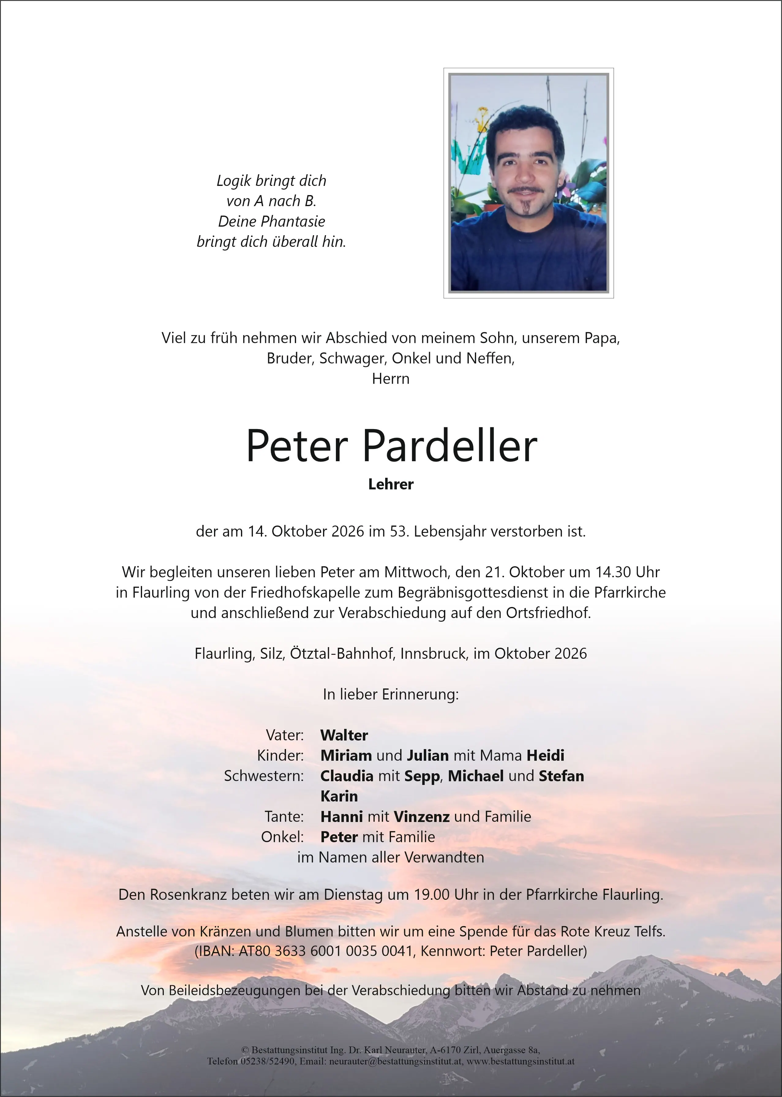Parte von Peter Pardeller, Flaurling