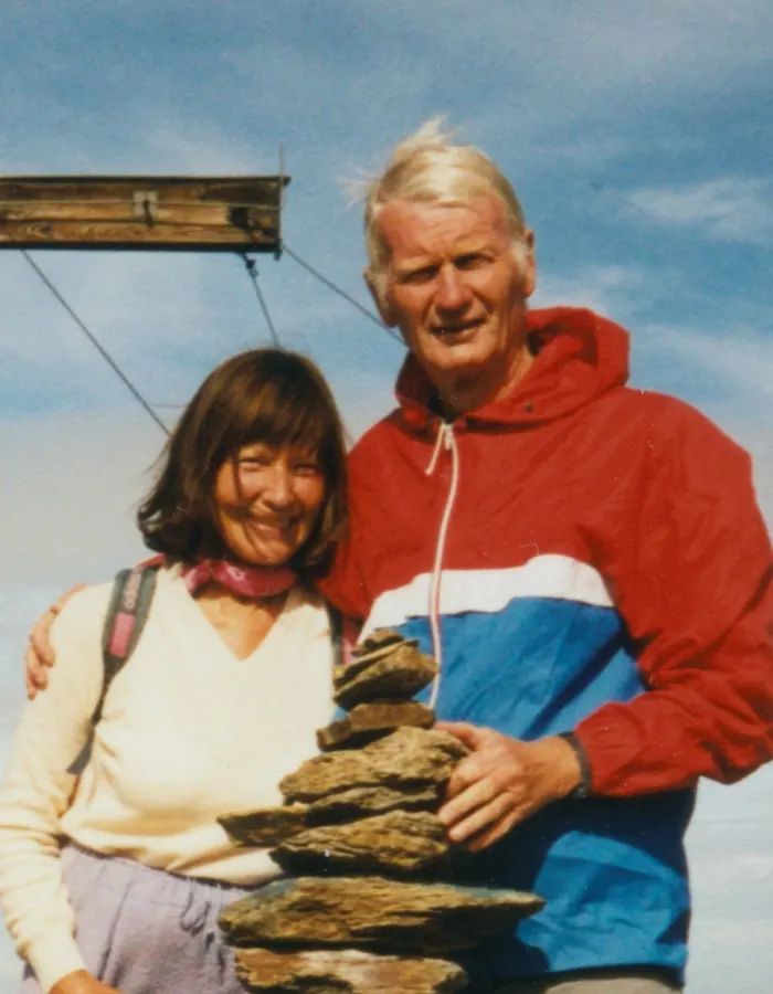 Portrait von Helene und Erwin Scheiring, Zirl