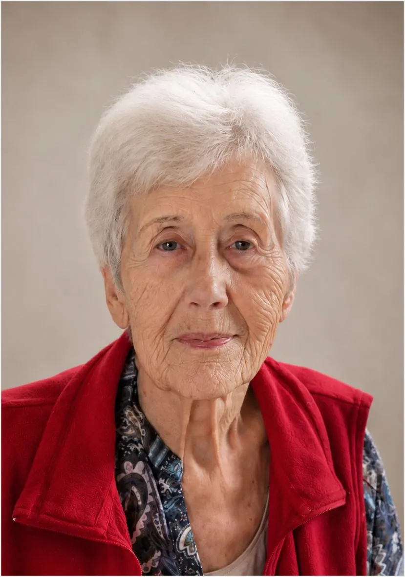 Portrait von Traudl Flader, Völs
